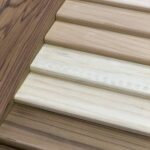 Volets Guignard escalier bois blanc